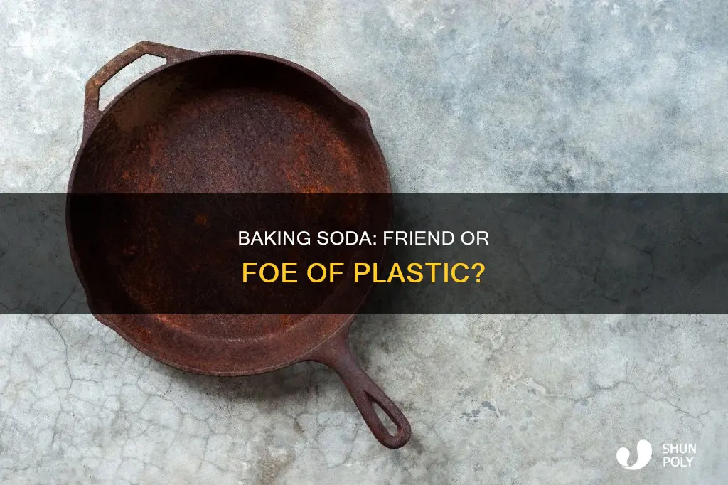 is baking soda corrosive to plastic