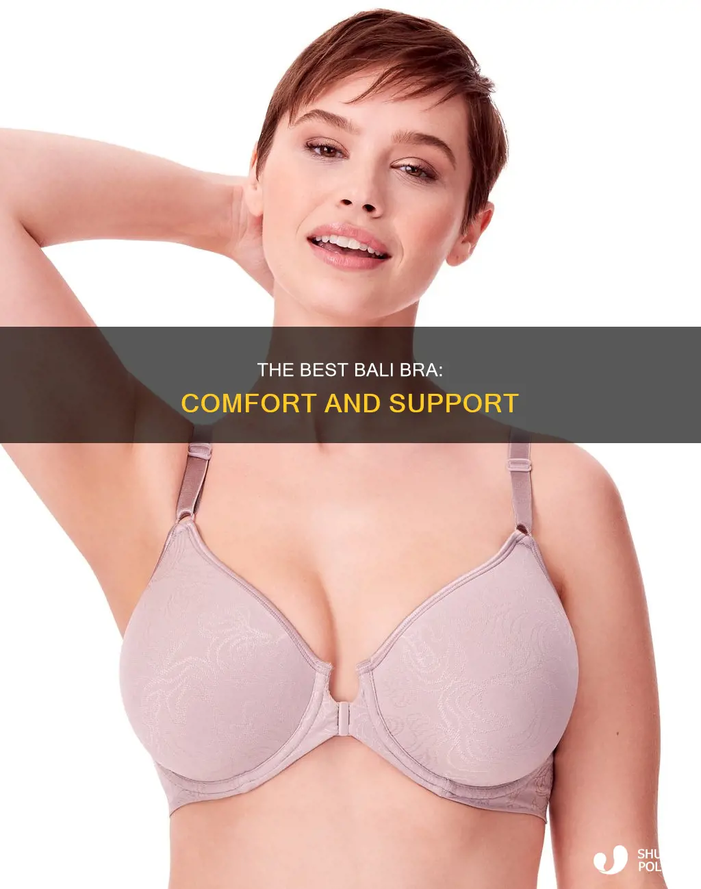 is bali front close bra plastic underwire