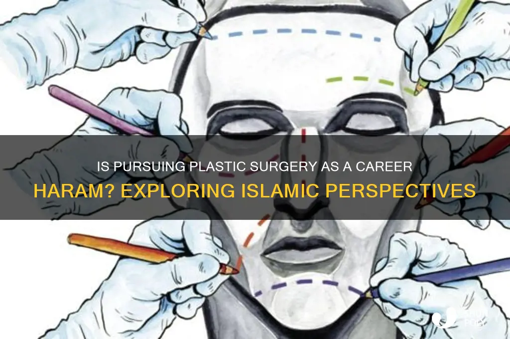 is becomng a plastic surgeon haram