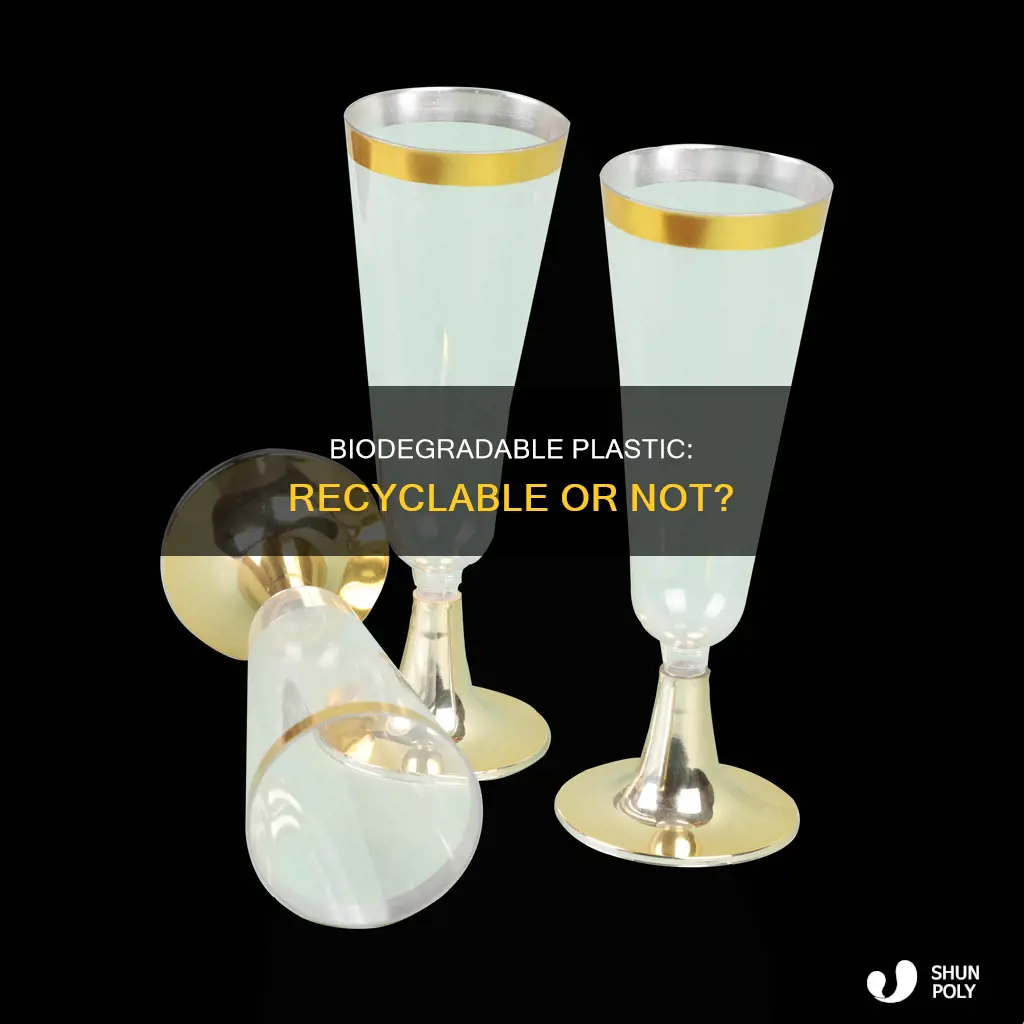 is biodegradable plastic recyclable