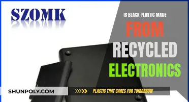 How Black Plastic Resurrects Recycled Electronics