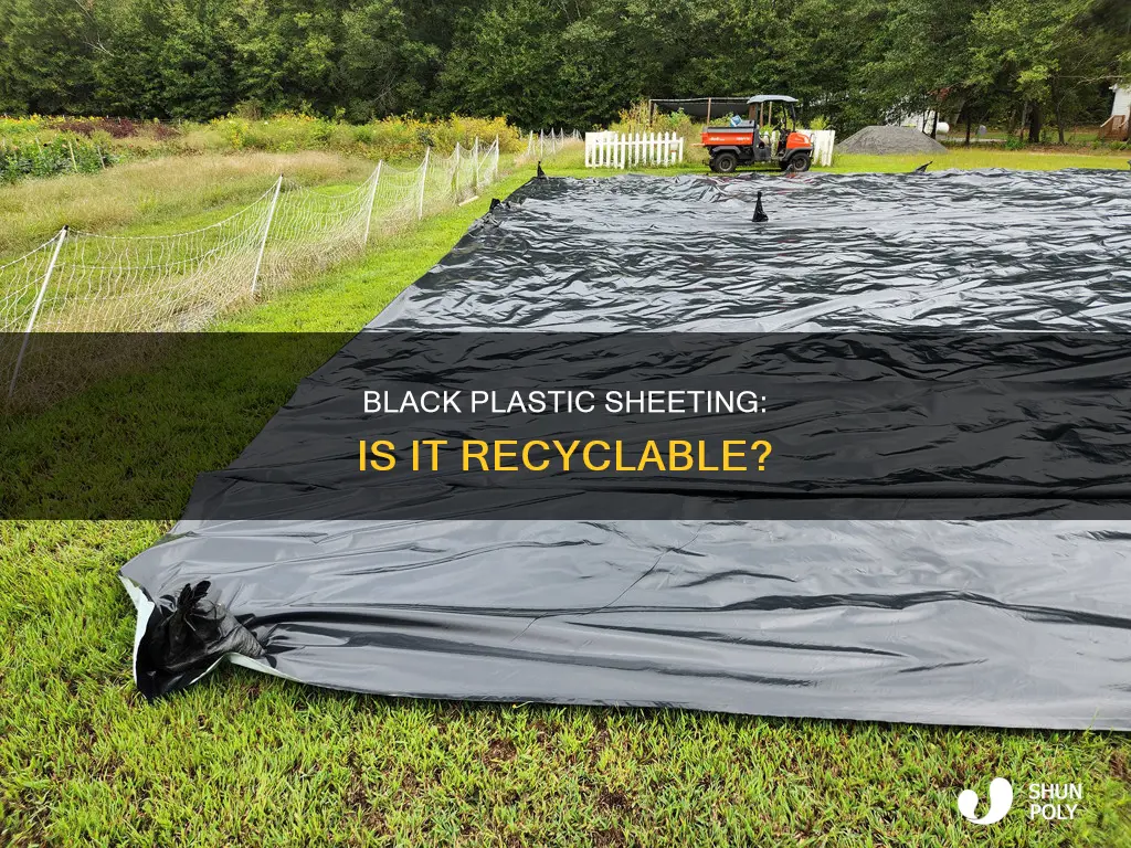 is black plastic sheeting recyclable