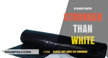 Black vs. White Plastic: Which Is Stronger?
