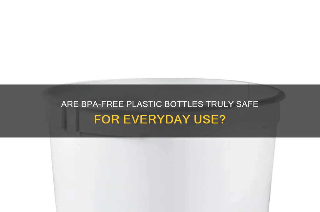 is bpa free plastic bottle safe