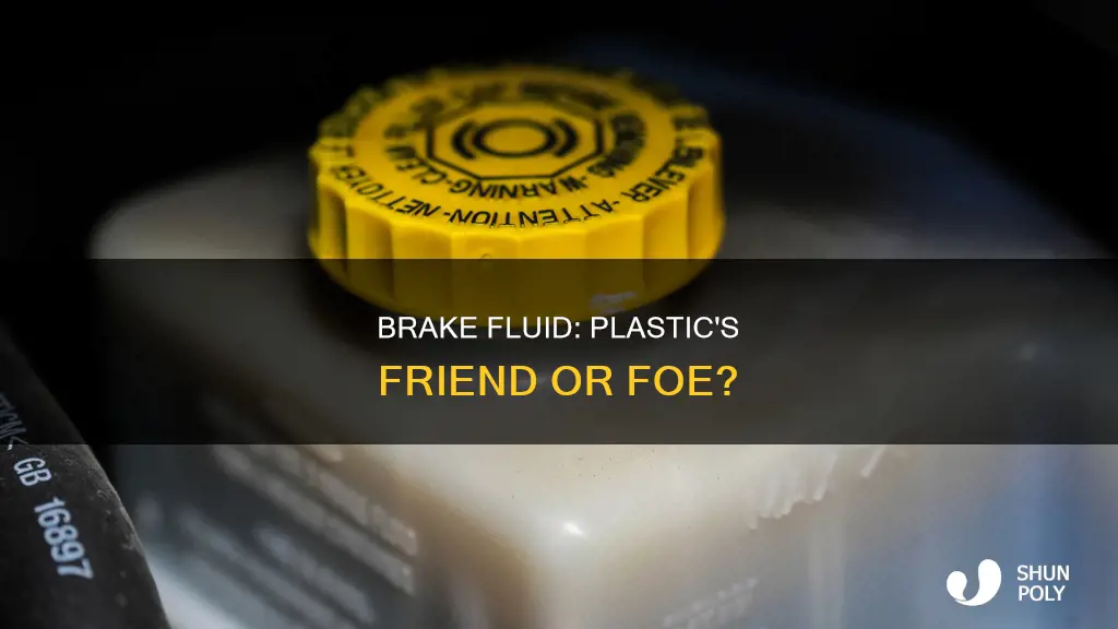 is brake fluid corrosive to plastic