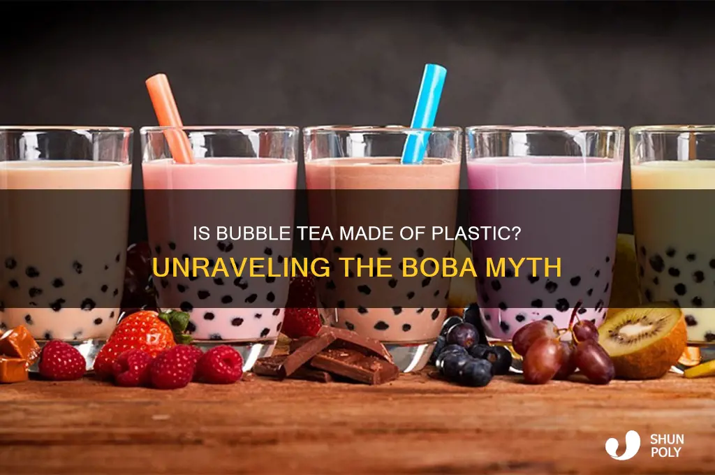is bubble tea made of plastic