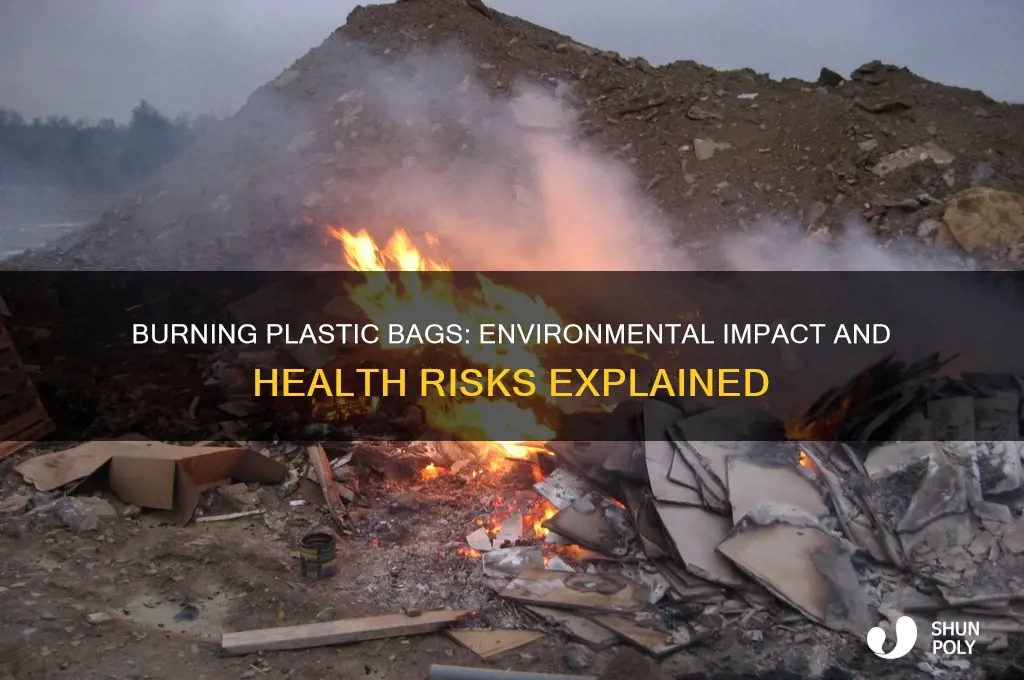 is burning plastic bags bad