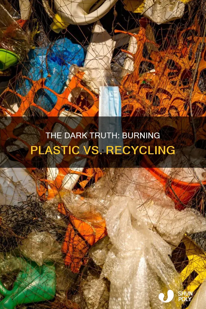is burning plastic better than recycling