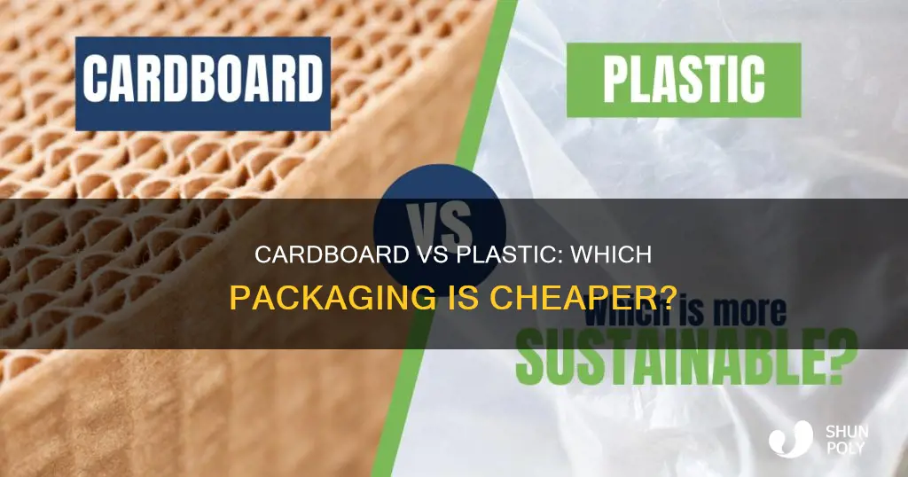is cardboard packaging cheaper than plastic