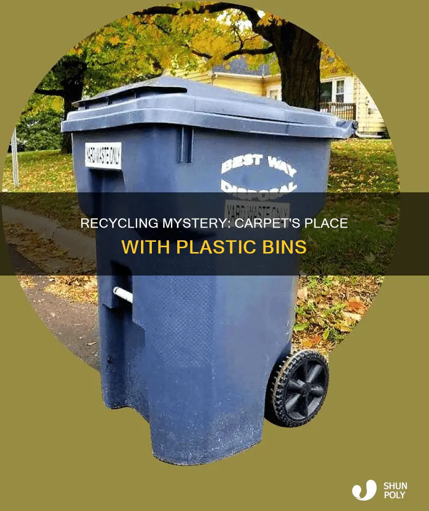 is carpet part of recycling with plastic bins