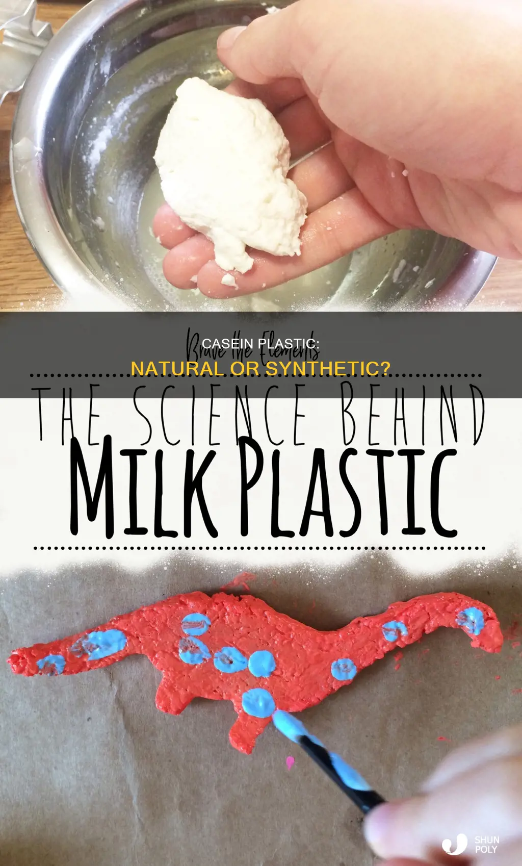 is casein plastic a synthetic material