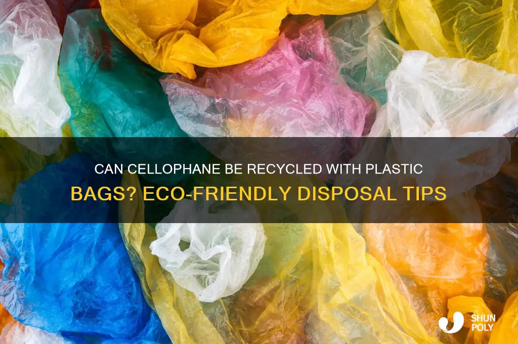 is cellophane recyclable with plastic bags