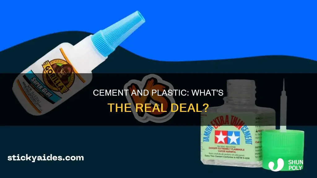 is cement a type of plastic