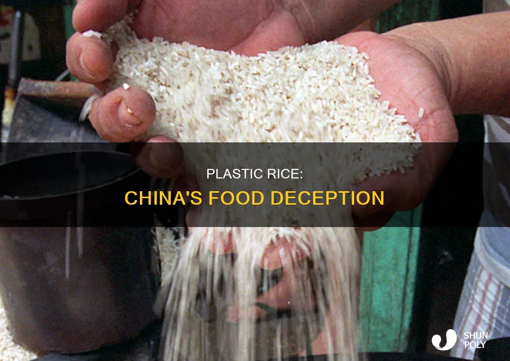 is china making rice nade from plastic