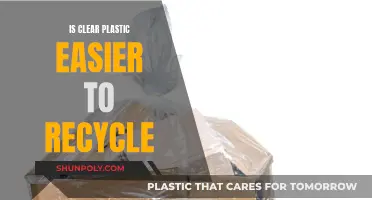 Clear Plastic: Easier to Recycle?