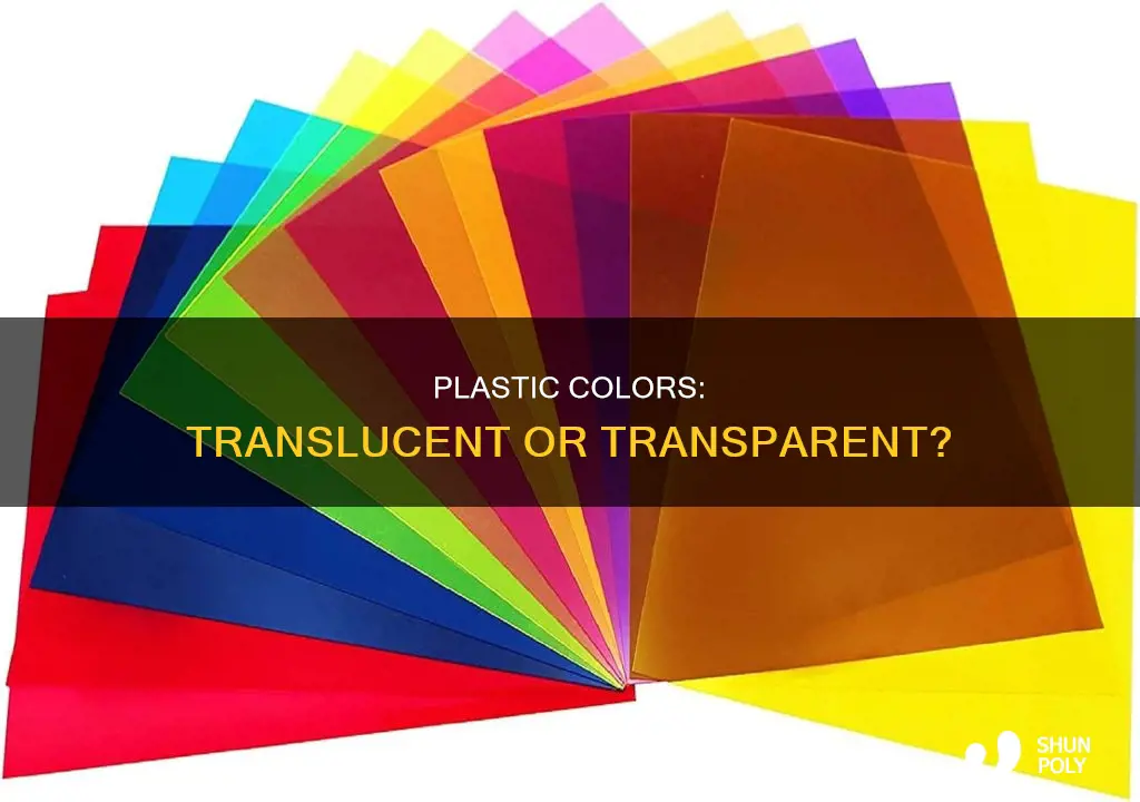 is coloured plastic transparent or translucent