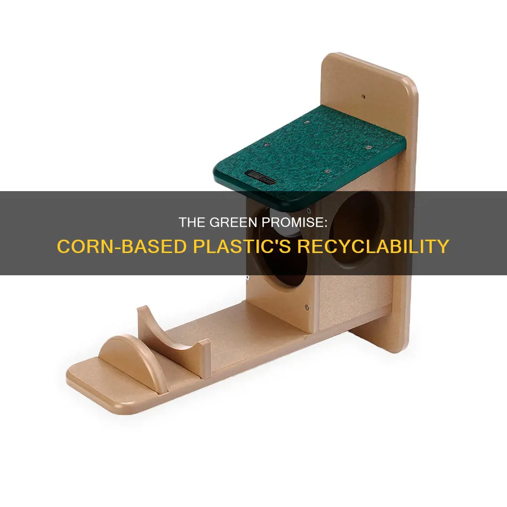 is corn based plastic recyclable