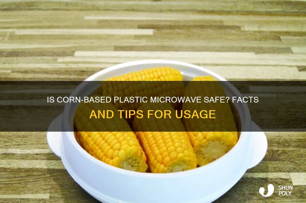 is corn made plastic microwavable