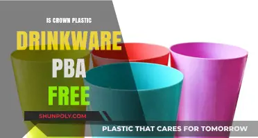 Crown Drinkware: Plastic, Safe, and PBA-Free