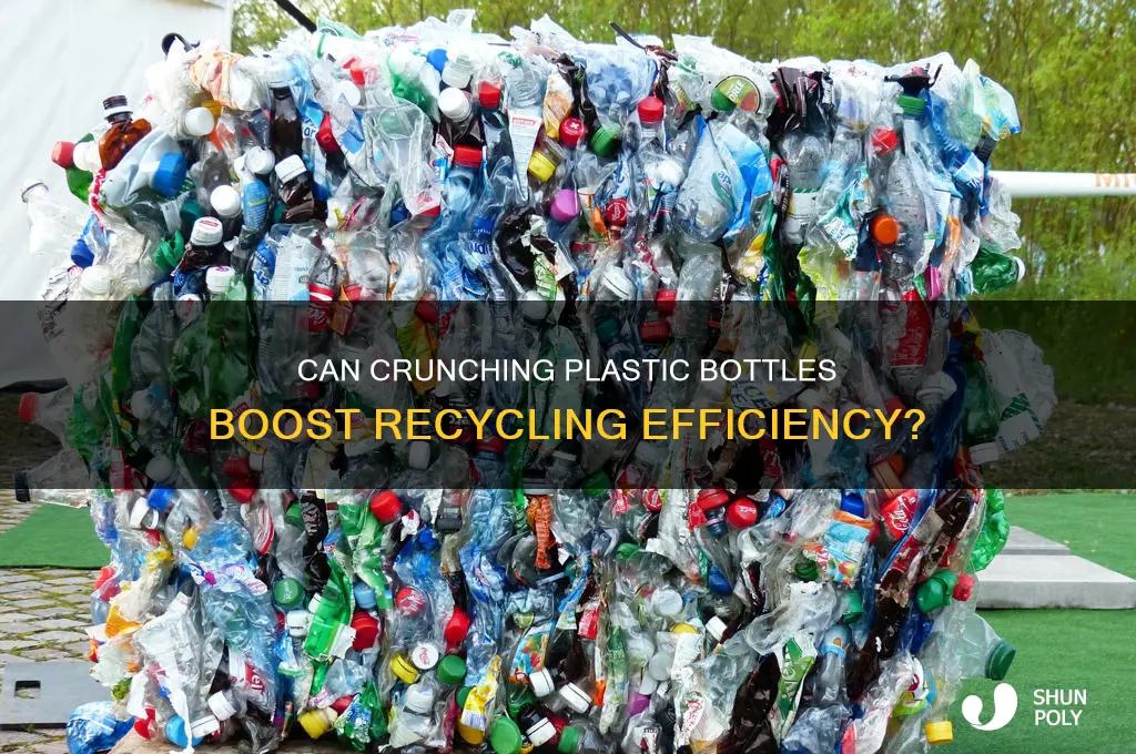 is crunching plastic bottles recyclable