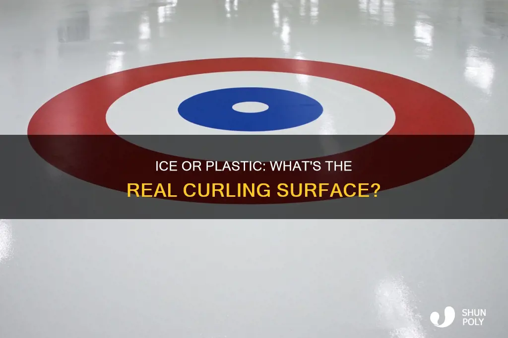 is curling on ice or plastic