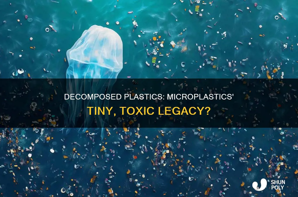 is decomposed plastic jest tiny microplastics