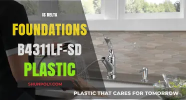 Delta Foundations B4311LF-SD: Plastic or Not?