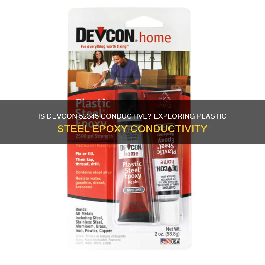 is devcon 52345 plastic steel epoxy conductive
