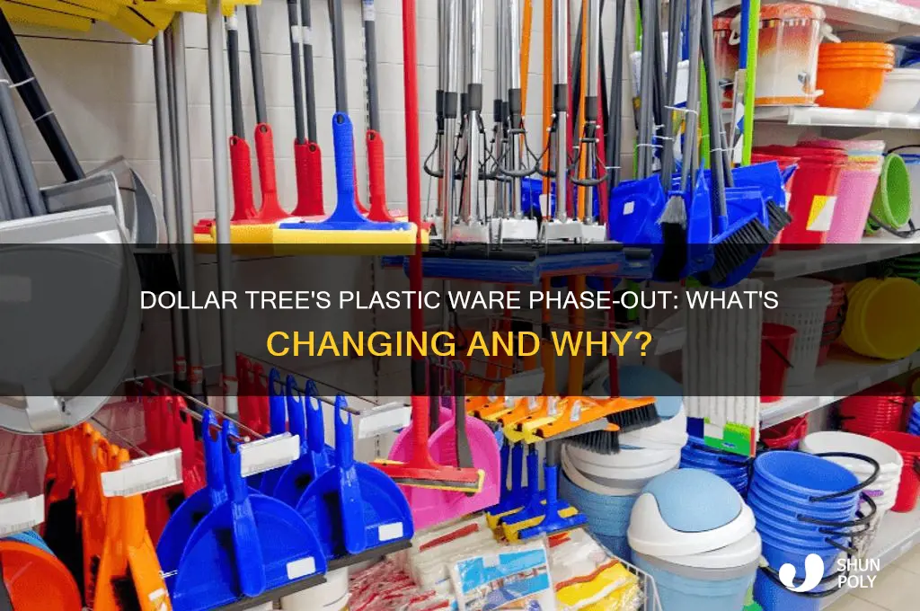 is dollar tree getting rid of their plastic ware