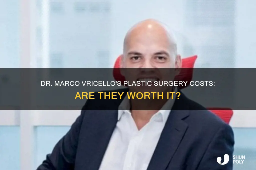 is dr marco vricello plastic surgery expensive