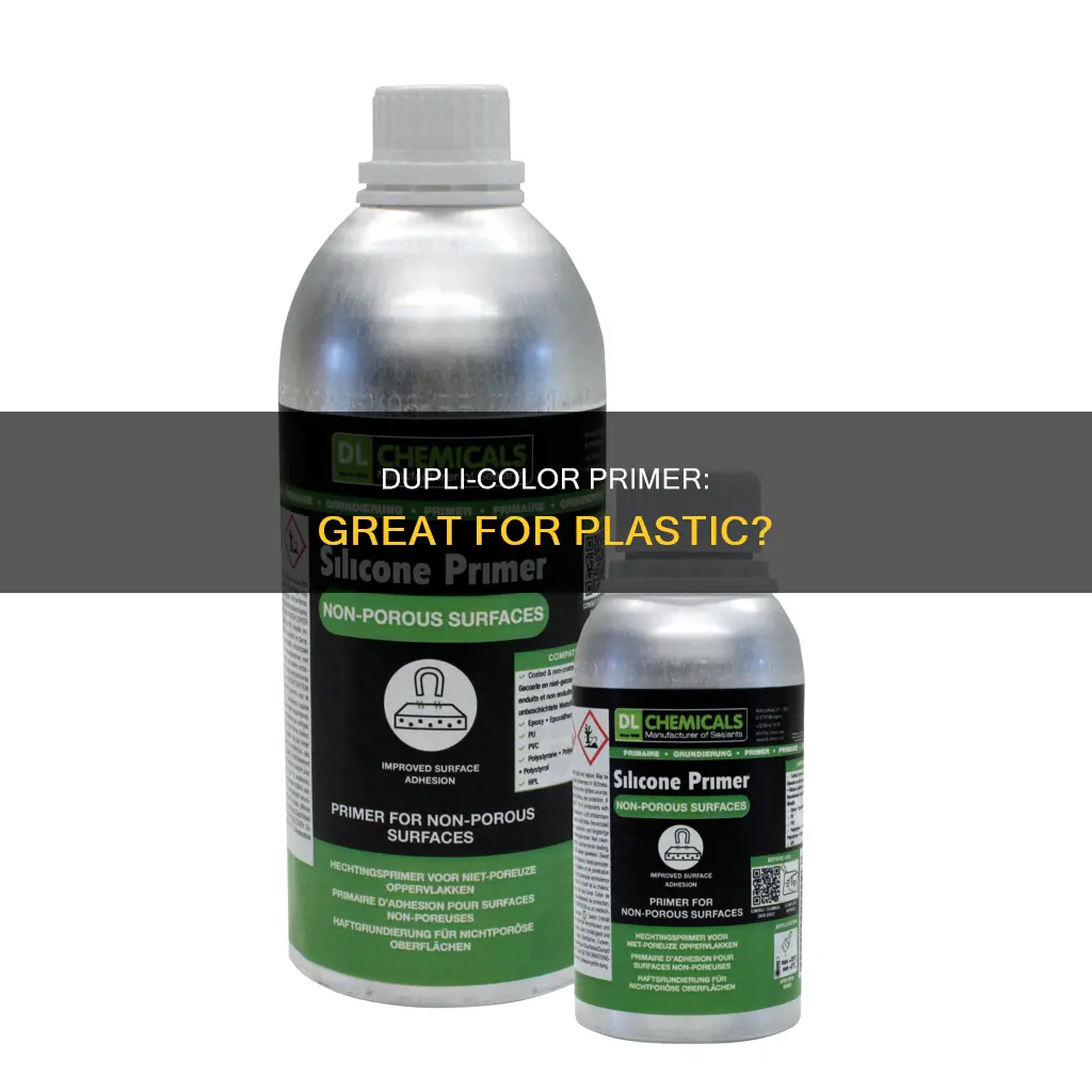 is dupli color primer good for plastic