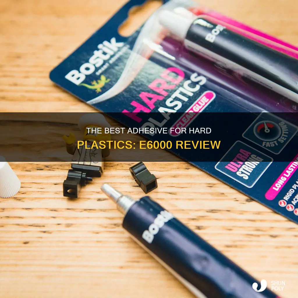 is e6000 adhesive good for hard plastic