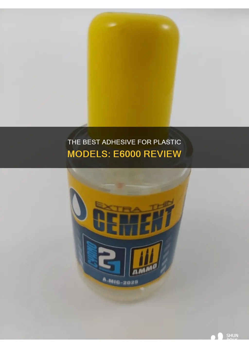 is e6000 good for plastic models