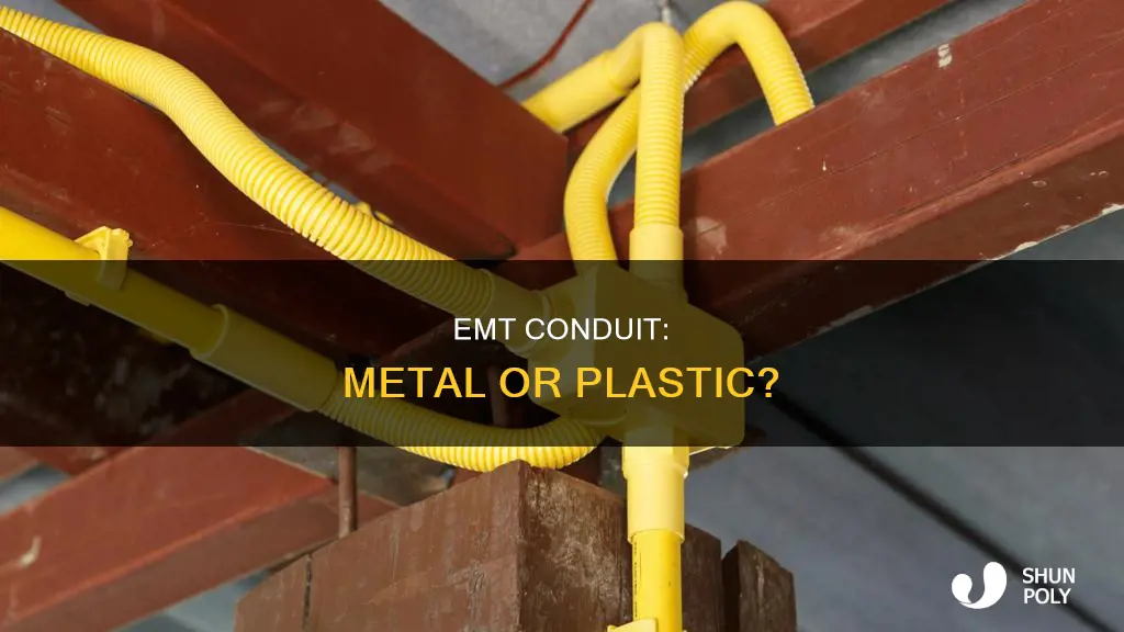is emt conduit metal or plastic