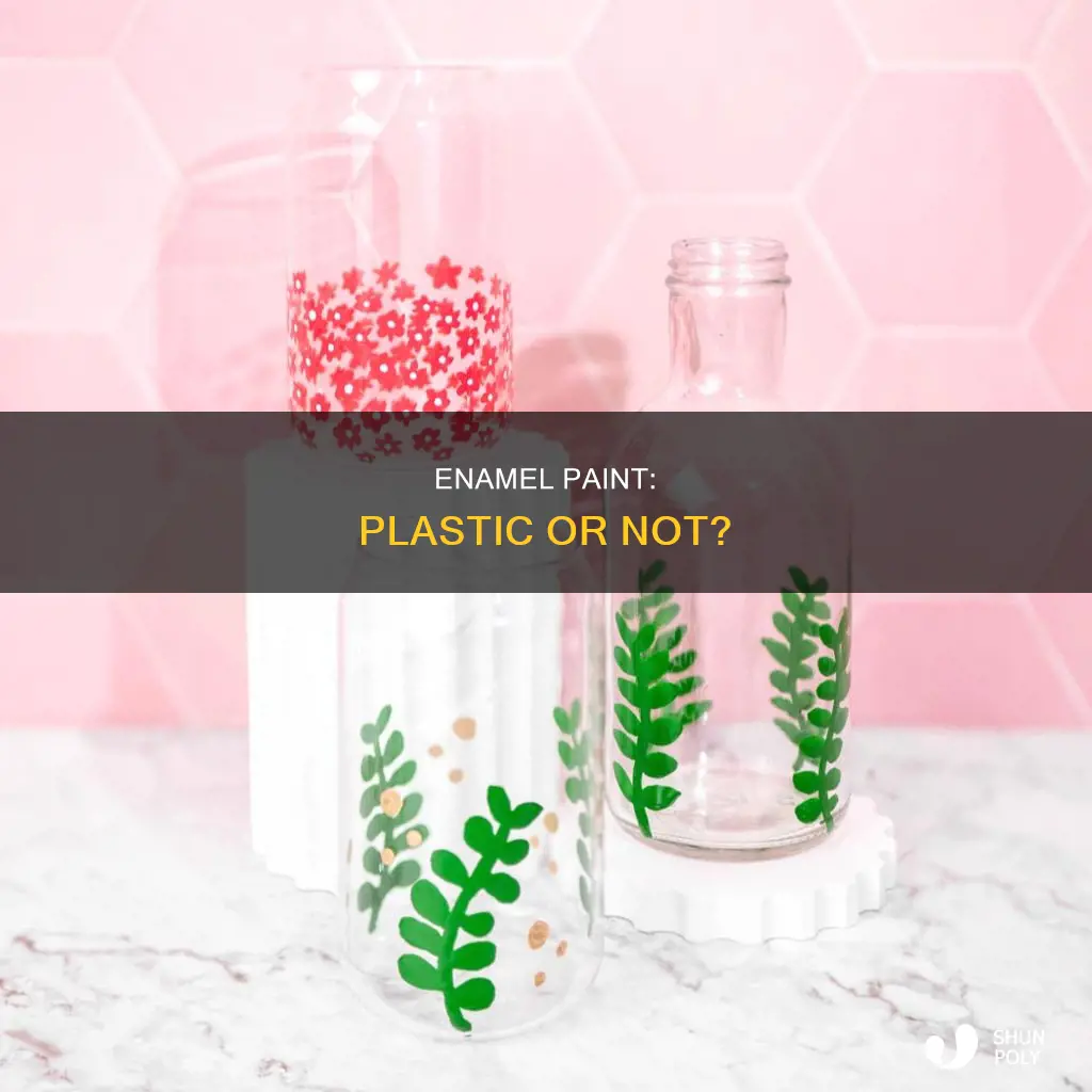 is enamel paint plastic