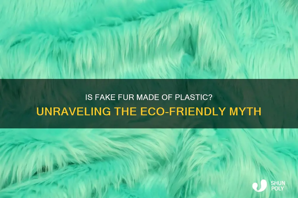 is fake fur made of plastic