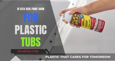 Flex Seal Paint: Good Option for Plastic Tubs?