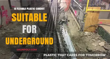 Flexible Plastic Conduit: Underground Installation?