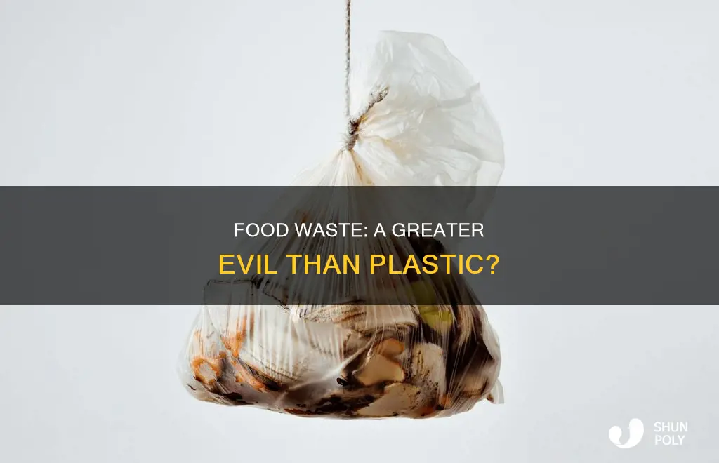 is food waste worse than plastic