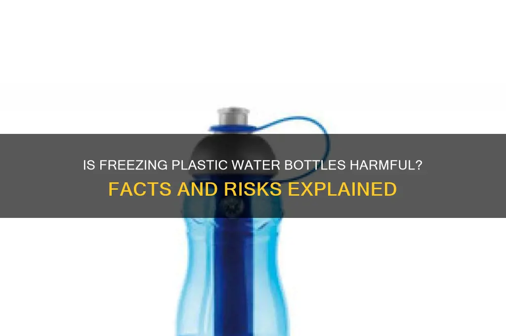 is freezing plastic water bottles bad