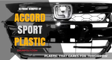 Accord Sport's Front Bumper: Plastic or Not?
