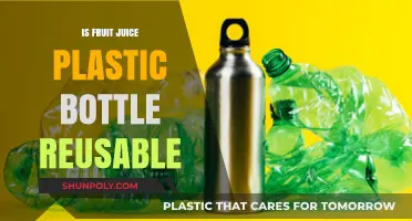 Can Fruit Juice Plastic Bottles Be Reused Safely? Tips and Insights