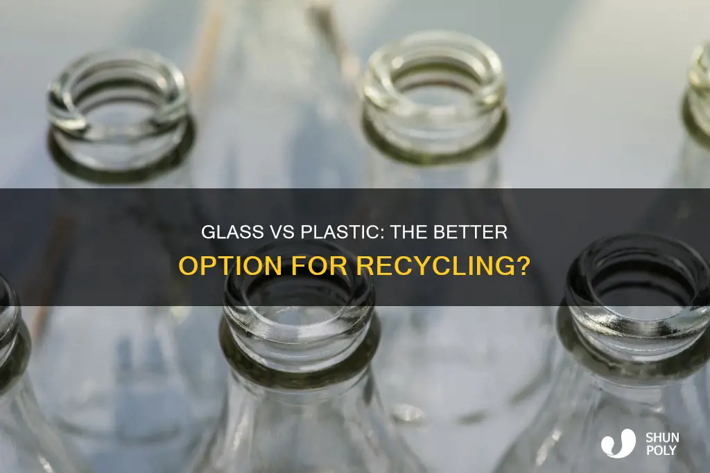 is glass better than plastic for recycling