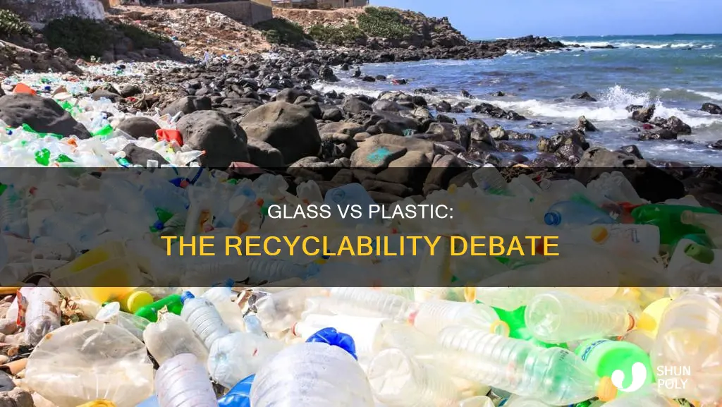 is glass more recyclable than plastic