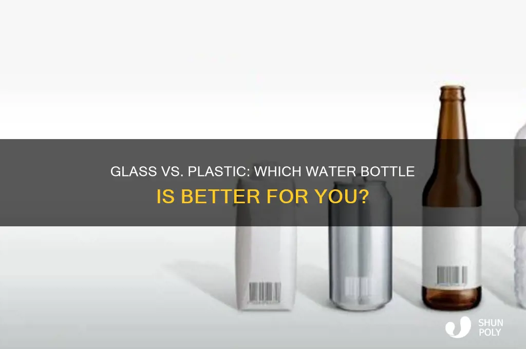is glass water bottle better than plastic