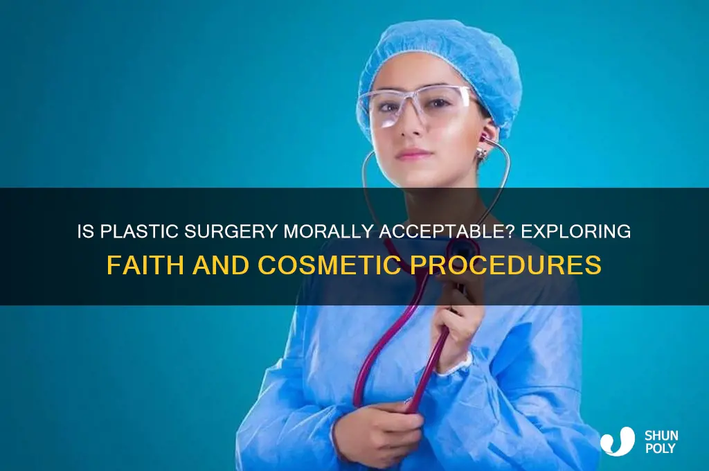 is god against plastic surgery