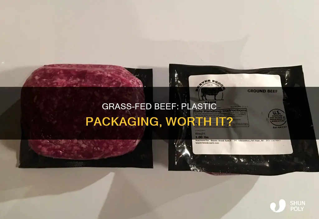 is grassfed beef plastic packaging plastic