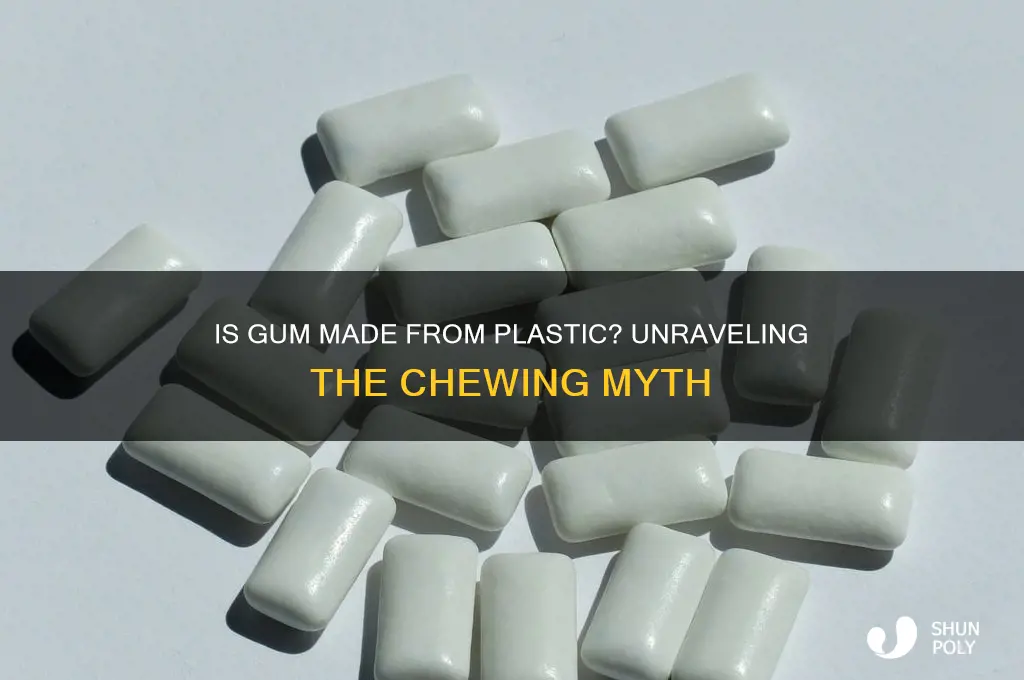 is gum made from plastic