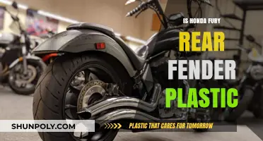 Honda Fury Rear Fender: Plastic or Metal?