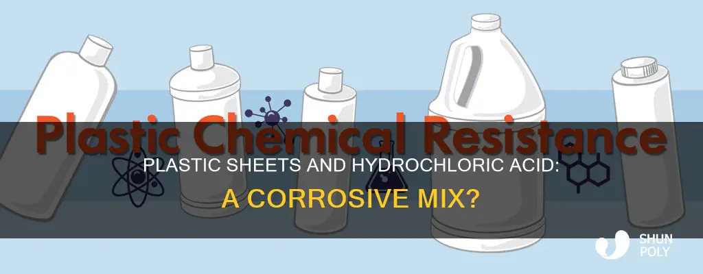 is hydrochloric acid corrosive to plastic sheet